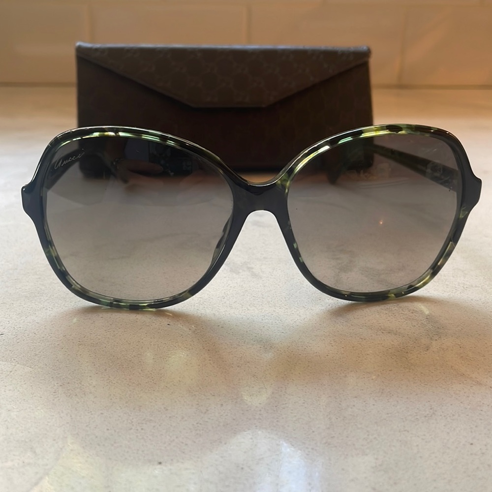 Gucci Sunglasses and case - style 3721